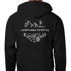 Sweats à capuche zippés “aventures scouts”