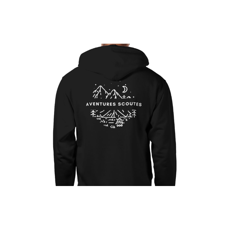 Sweats à capuche zippés “aventures scouts”